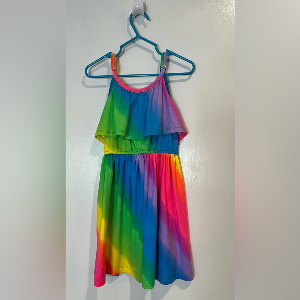 Toddler summer/ spring dress size 5/6. Multi color
